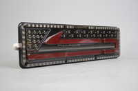 Conjunto de Luces Traseras para Camión, 24V, Luz de Señalización Trasera Roja, Ámbar y Blanca para Semirremolques, Flotas Logísticas, Reequipamiento/Actualización Universal