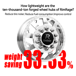 Rines de Aleación Forjada American Force <span class=keywords><strong>D04</strong></span> Man O W Ar DRW de <span class=keywords><strong>22</strong></span>, 24 y 26 Pulgadas para Chevy Silverado 3500HD y GMC Sierra 3500HD DRW - Product Image 2