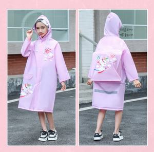 <span class=keywords><strong>Chubasquero</strong></span> escolar para niños de nuevo diseño, Poncho Eva portátil a prueba de viento, ropa impermeable con logotipo personalizado para niños de gira - Product Image 2