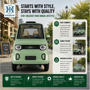 Scooter/Quadricycle Électrique Entièrement Fermé à 4 Roues 1500W 72V 58AH Batterie au Plomb 42km/h Autonomie <100km Utilisation <span class=keywords><strong>Adulte</strong></span> Avant - Product Image 3