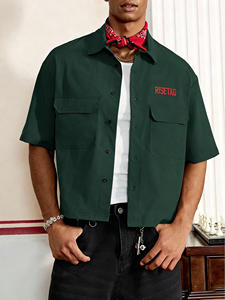 LTD-MTS1007 Fabricant de vêtements pour hommes, Chemises cargo, de travail et style Old Money, personnalisables par impression et broderie, luxe discret - Product Image 1