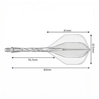 Flights de fléchettes 2BA en plastique professionnels, personnalisés en gros par usine chinoise, service OEM, emballage en boîte couleur, Skipjack T-100, durables