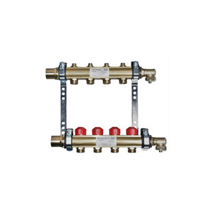 Collecteur Roth en acier inoxydable pour tubes radiants, avec débitmètres, pour systèmes de chauffage - Product Image 5