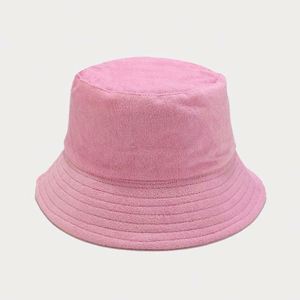 Chapeaux de pêcheur unisexes en coton 100% de haute qualité, doux, en tissu éponge, avec logo brodé personnalisé, vente en gros - Product Image 4