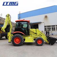 LTMG marca Retroexcavadora macchine movimento terra escavatore a cucchiaia rovescia caricatore 3CX 4CX 3DX 2.5 ton terna in vendita