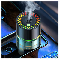 Diffuseur de parfum de voiture intelligent Starry Sky Light Portable C-Type Car Fragrance Machine Spray de projection de lumière en forme d'étoile sans eau