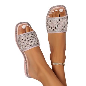 Sandalias Planas de Moda para Mujer, Estilo Perla, para Uso Exterior, Verano 2025, Novedad, Estilo Casual, Cool231 231 - Product Image 5