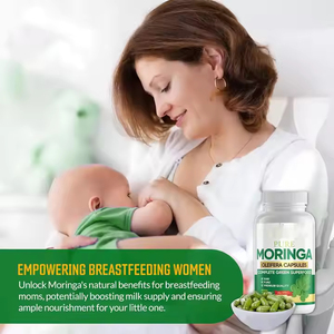 120 cápsulas, 60 unidades, hojas de moringa a granel, beneficios para la salud del extracto de hoja de moringa en polvo, cápsulas de hoja de moringa - Product Image 2