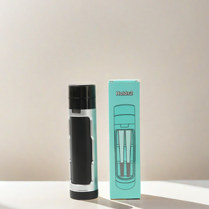 Taşınabilir plastik huni dolgu ot değirmeni çift tüp depolama tütün kırıcı koni dolgu ile - Product Image 2