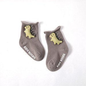 Yunshan primavera y otoño nuevos accesorios de dibujos animados algodón peinado calcetines sueltos sin hueso para bebés suelo antideslizante para Niños S - Product Image 6