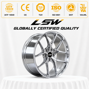 Jantes forgées LS8191 5x112 5x120 18 19 20 pouces, garantie du meilleur prix, remplacement OEM, chrome poli - Product Image 3