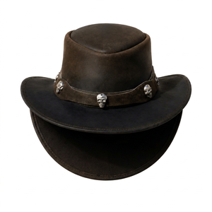 Servicio OEM: Sombreros de Vaquero de Cuero Premium, Piel Genuina de Vacuno, Ala Ancha, Estilo Western, para Importadores y Marcas - Product Image 1