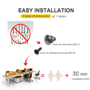 6 8 Người Thiết Kế Hiện Đại Nhân Viên Trạm Làm Việc Bàn Bàn Văn Phòng Nhà Sản Xuất Nội Thất - Product Image 6