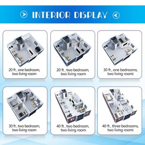20ft 40ft Mobile Kitchen Foldable <strong>House</strong> <strong>Wooden</strong> Prefab Tiny Homes Expandable Container <strong>House</strong> - Product Image 2