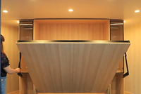 Maison préfabriquée de luxe en bois à chargement pratique pour transport maritime, maisons circulaires, maison circulaire, cabine pod en acier pour glamping, maisons en bois