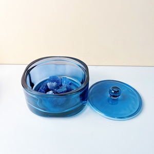 Bán buôn 250ml 370ml vuông rõ ràng Quà Tặng nghệ thuật nến thủy tinh Giữ lọ thủy tinh cho đám cưới hoặc nhà trang trí hoặc tạo ra lãng mạn - Product Image 5