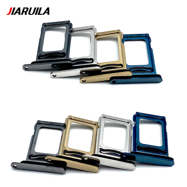 Wholesale CellPhone Parts Sim Tray Holder for Iphone 1112 13 P/PM Sim Card Tray Slot Adapter Charging Port Connector Phone Parts