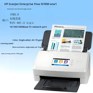 Tốc Độ Cao Cho H-P N7000SnW1 Duplex Tự Động Tài Liệu Trung Chuyển Máy Quét Độ Nét Cao A4 Tài Liệu Văn Phòng Giao Diện USB Trong Kho - Product Image 3