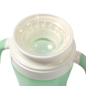 Petite tasse à bec verseur anti-déversement à large ouverture 360°, 240 ml, sans BPA, en PP, facile à saisir, anti-fuite, pour bébés de 0 à 12 mois - Product Image 3