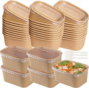 Wholesale Rectangular Microwavable Disposable Takeout <b>Lunch</b> <b>Box</b> for Hamburger Sushi Juice & Noodle - Product Image 6