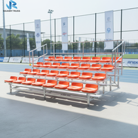 Arche modulaire en alliage d'aluminium Sgaier pour toit de stade sportif ou salle de sport, capacité de charge de 1000 kg et gradins