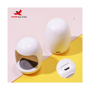 Mixed Procurement Low Price Factory Price Egg Shape White Pink Color Nail Dryer Mini UV Led One Finger Nail <b>Lamp</b> With USB Cable - Product Image 4