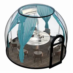 Luxus-Kuppel voll PC-Abdeckung transparentes Sternenhimmel-Haus Freiluft-Blasenzelt für Camping