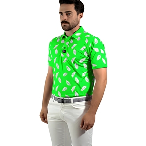 Sudadera Deportiva Casual para Hombre, Tejida, con Estampado 3D, Logotipo Personalizado, Sostenible, de Secado Rápido, Transpirable, 100% Poliéster, para Club de Golf - Product Image 5