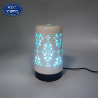 Diffuseurs d'huile en céramique modernes portables de 200ml alimentés par USB avec langue française pour la maison et l'hôtel