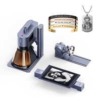 Machine de marquage laser polyvalente LP5 Deluxe pour divers matériaux, machine laser de haute précision pour la découpe du métal et du plastique