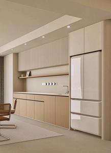 <span class=keywords><strong>Buffet</strong></span> multifonctionnel dissimulé, comptoir pliable et niche pour appareils électroménagers, <span class=keywords><strong>buffet</strong></span> gain de place pour petite salle à manger - Product Image 3
