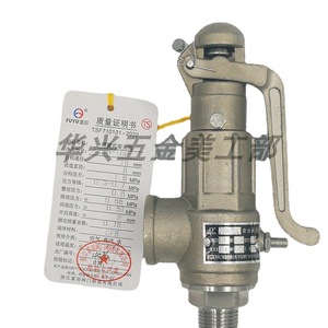วาล์วนิรภัย A28W-16P สแตนเลสสตีลแบบเกลียว สปริงเปิดเต็มที่ สำหรับไอน้ำ น้ำ ลม 100 บาร์ ปรับแรงดันได้ - Product Image 2