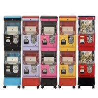 Distributeur de jouets en capsule japonais multicolores, machine à capsules, distributeur de jouets, machine à pièces, machine à gachapon