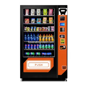 WD Merek Populer Snack Drink 11.6 Inci Combo Vending Machine Vending Machine untuk Makanan dan Minuman WD1-DL610A