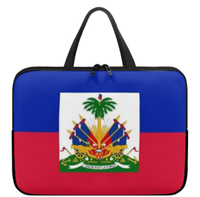 Sac pour ordinateur portable avec drapeau du Ghana, étui pour ordinateur portable fin et imperméable avec fermeture éclair de qualité supérieure, sac portable pour tablette