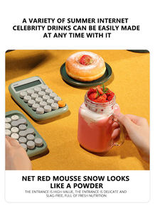 Mini Licuadora Portátil de Acero Inoxidable 2024, Vaso Personal para Uso en Exteriores, para Autos y Autocaravanas - Product Image 5