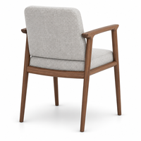 Fauteuil d'appoint en bois massif, fauteuil lounge minimaliste, fauteuil de salon, fauteuil de balcon, fauteuil de chambre, fauteuil de bibliothèque, fauteuil à dossier haut