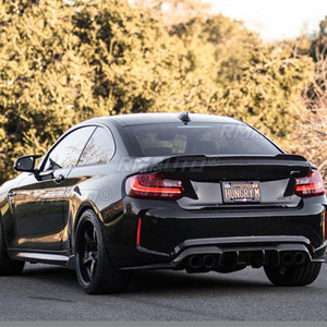 สำหรับ BMW ซีรีส์ 2 F22 F23 F87 M2 M2C M Sport Coupe คาร์บอนไฟเบอร์ ฝากระโปรงท้าย ชุดแต่งสปอยเลอร์ปีกหลัง อุปกรณ์ตกแต่ง - Product Image 5