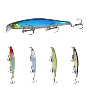 M8433 110Mm 13G Bóng Rap Bass Câu Cá Lure Nhân Tạo Nổi Minnow Thu Hút Cứng Mồi Jerkbait Pesca