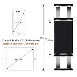 Soporte de cuello de cisne para tableta para cama, escritorio, soporte para teléfono, abrazadera de brazo largo Flexible, soporte para tableta para iPad <span class=keywords><strong>Samsung</strong></span> Xiaomi 4,7-11 pulgadas - Product Image 5