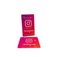 Carte RFID intelligente en acrylique personnalisée, étanche, avec impression personnalisée, 13,56 MHz, NFC, carte de commentaires Google pour les avis sur les magasins
