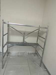 Mini échafaudage mobile avec roues établi en acier pour électricien/charpentier/<span class=keywords><strong>peintre</strong></span>/jardinier/artisanat personnel - Product Image 5