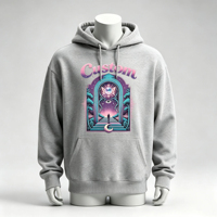 Sweater Hoodie Pria Hangat dan Nyaman, Model Oversize, Bordir Logo Custom, Gaya Street Hip Hop, Musim Gugur Musim Dingin, 100% Katun