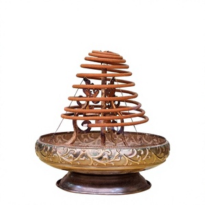 Tulasi Swarna Incense Coils Indian Scented Religious Use Gold Design Room Fragrance - Product Image 4