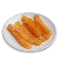 Friandises pour animaux de compagnie : Bâtonnets de patate douce avec des ingrédients entièrement naturels, comme des friandises pour chiens