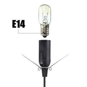 E14 lamphouder met snoer 1,8m, schroeffitting met schakelaar en stekker, EU, UK, AU, CN opties voor hanglamp DIY - Product Image 3