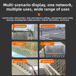 Factory Nylon Or Polyester Fall Arrest Safety Nets Building Construction Anti Fall Safety <strong>Netting</strong> - Product Image 3