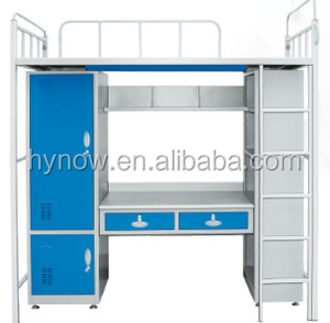 Lit superposé en métal pour enfants, mobilier commercial de chambre à coucher, design moderne, pour enfants, personnel, acier, <span class=keywords><strong>militaire</strong></span>, armée - Product Image 2