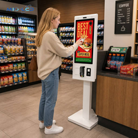 Système de point de vente professionnel 32 pouces Windows 11, Intel I5, tout-en-un, caisse enregistreuse 4+128 Go pour supermarché