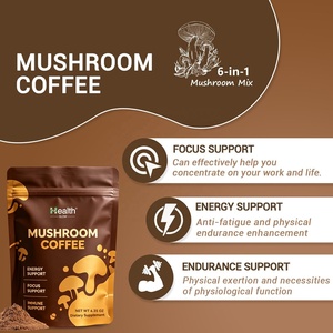 ผงกาแฟเห็ดสูตรเฉพาะ OEM ODM ผลิตตามมาตรฐาน cGMP ปราศจากน้ำตาล สำหรับผู้ใหญ่ เพื่อความจำเพื่อการศึกษาและสมาธิที่ดีขึ้น จำหน่ายแบบขายส่ง - Product Image 3